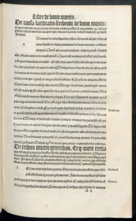 Liber de bono mortis.