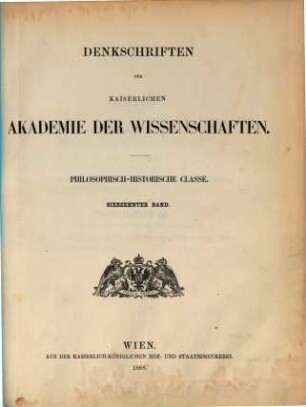 Denkschriften. 17. 1868