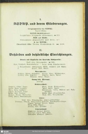I. NSDAP und deren Gliederungen