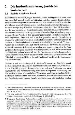 19-46, 2. Die Institionalisierung justizieller Sozialarbeit