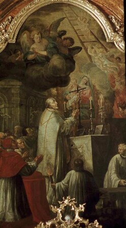Seitenaltar: Vision des heiligen Bernhard