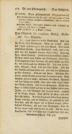 XXXXIII. Das Flußpferd