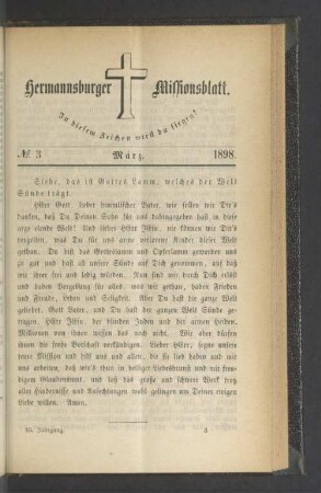 N° 3. März. 1898