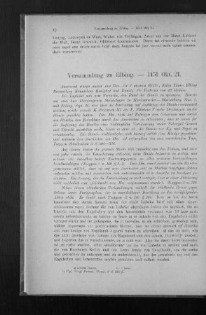 Versammlung zu Elbing. - 1451 Okt. 21.