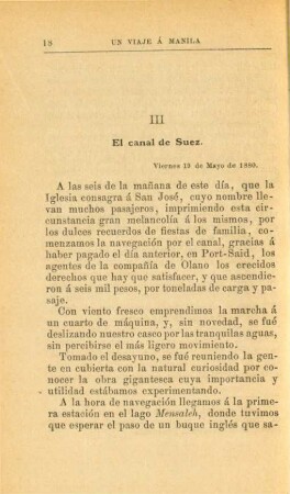 III. El canal de Suez