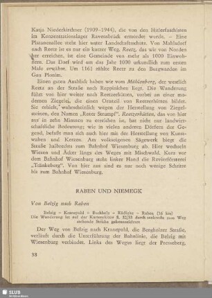 Raben und Niemegk