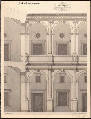Palazzo Veneziano, Rom: Fassadenteilansicht