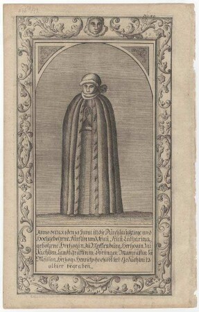 Catharina gebohrne Hertzogin zu Mecklenburg Hertzogin zu Sachszen, Lantgräffin in Doringen Margräffin zu Meissen