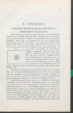 A. Deklination.
