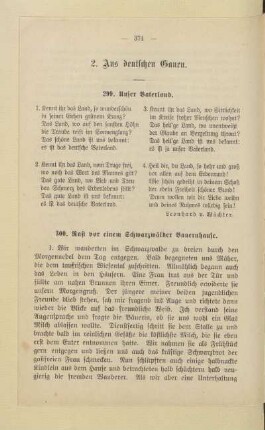 2. Aus deutschen Gauen
