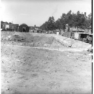 Negativ: Gelände, Sachsendamm 16, 1952