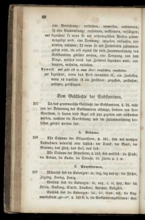 Vom Geschlechte der Substantiven