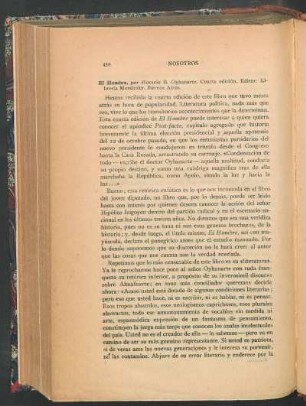 El hombre, por Horacio B. Oyhanarte