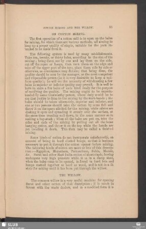 On cotton mixing