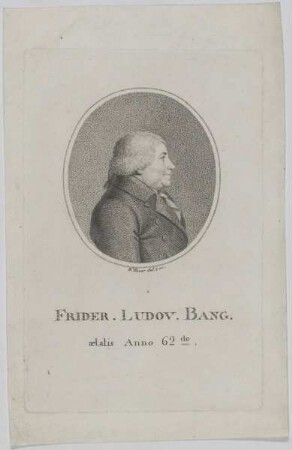 Bildnis des Frider. Ludov. Bang