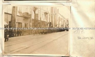 Parade der Wehrmacht in Lodz