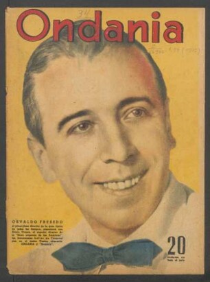 [Fotografía de] Osvaldo Fresedo