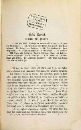 Litteraturgeschichte der Renaissance : von Dante bis Luther