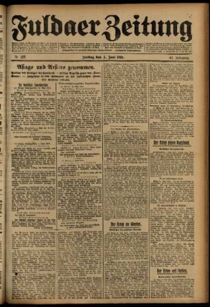 Ausgabe vom Freitag, den 02. Juni 1916.