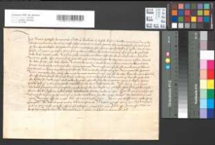 Revers der Äbtissin von Dietkirchen Mechtild von Hanxleden.