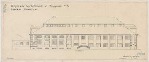 Fischer, Theodor; München; Bayerische Geschützwerke - Speisehaus Westseite (Ansicht)