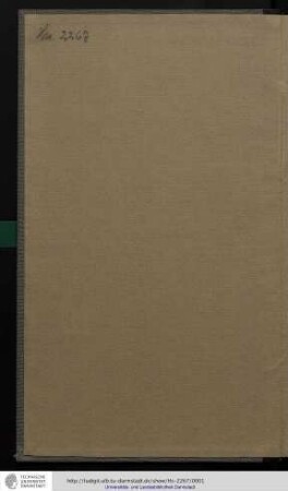Catalogues de la Bibliotheque de Son Altesse Serénissime Madame la Princèsse Héréditaire Landgrave de Hésse Darmstadt née Princèsse Palatine des Deuxponts