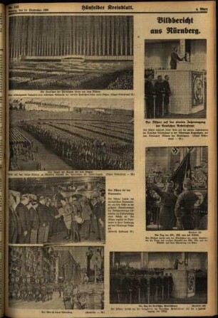 Vierte Ausgabe vom Montag, den 14. September 1936.