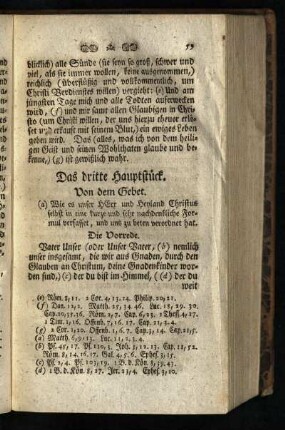 Das dritte Hauptstueck: Von den drey Hauptartickeln des Christlichen Glaubens