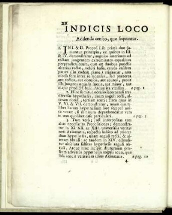 INDICIS LOCO