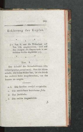Erklärung der Kupfer.