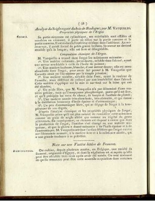 Note sur une Variété hâtive de Froment
