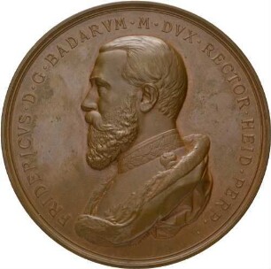 Medaille zum 500. Jubiläum der Universität Heidelberg