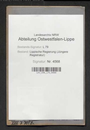 Revision der Kassen der Joel-Herford-Stiftungen