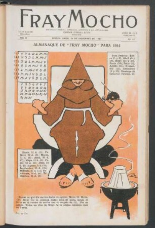 Almanaque de "Fray Mocho" para 1914