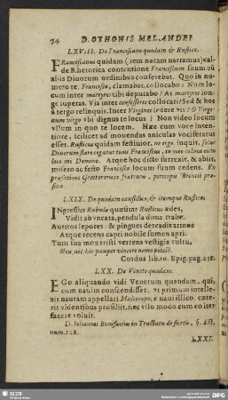 LXVIII. De Franciscano quodam & Rustico