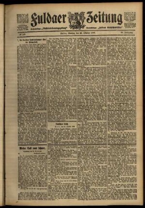 Ausgabe vom Montag, den 22. Oktober 1906.