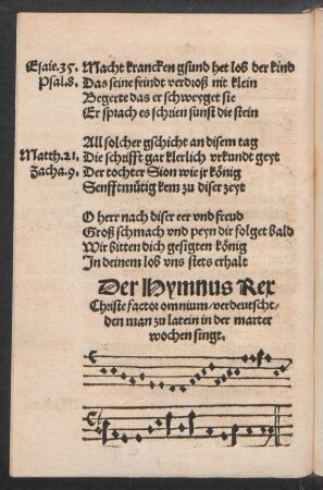 Der Hymnus Rex Christe factor omnium ...