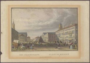 Der Marktplatz in Carlsruhe