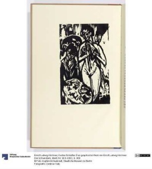 Gustav Schiefler. Das graphische Werk von Ernst Ludwig Kirchner. Die Schwestern