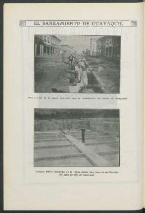 El saneamiento de Guayaquil [Fotografías]