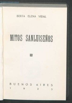 Mitos sanluiseños