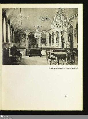 Ehemaliger Audienzsaal des Lübecker Rathauses