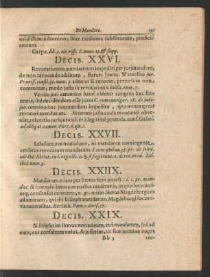 Decis. XXIIX.