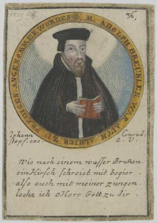 Bildnis des Adolph Breunlen