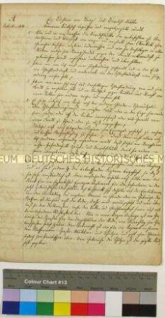 Inhaltsregister zum Kriegsbuch von 1603