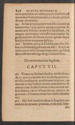 De monomachiae legibus. Caput VII.
