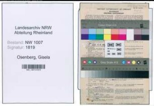 Entnazifizierung Gisela Osenberg , geb. 12.05.1922 (Lehrerin)