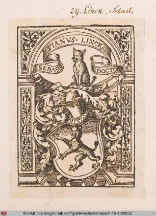 Wappen des Sebastian Linck