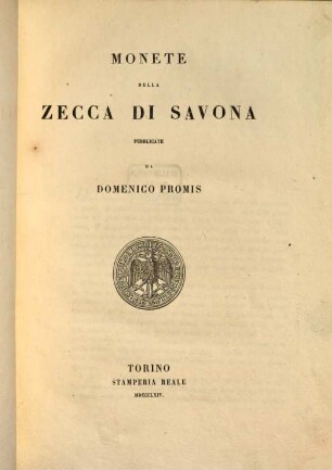 Sulle monete del Piemonte : Memoria, 6