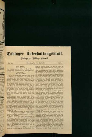 Tübinger Unterhaltungsblatt (Nr. 38)